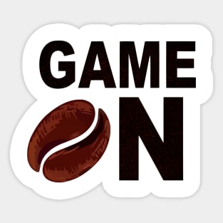 Game On & Coffee bean Sticker